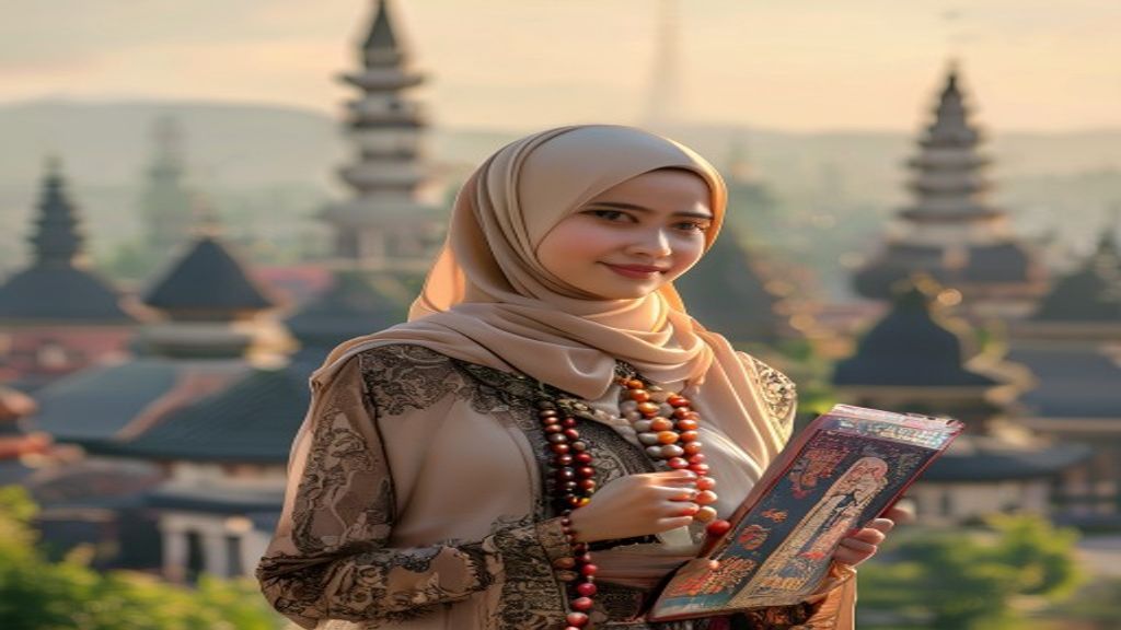 "Perjalanan umroh syariah di Jogja, Yogyakarta, dengan pemandangan alam indah dan kegiatan ibadah islami"